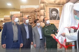 آئین رونمایی از دوازده یادمان شهدای قم