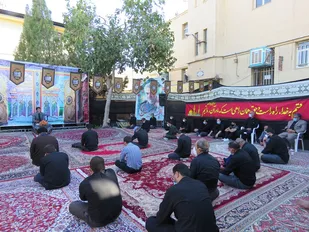 برگزاری مراسم عزاداری حضرت اباعبدالله الحسین(ع) در سپاه ناحیه برخوار