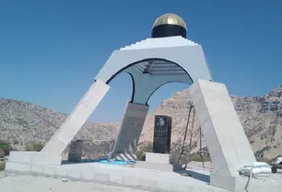 بنای یادبود بهمن علاالدین در اندیکا بازسازی شد