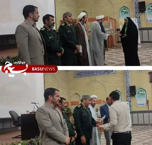 تجلیل از مدیر روابط عمومی سپاه قمر بنی هاشم علیه&zwnj;السلام و خبرنگار بسیج شهرستان فیروزکوه