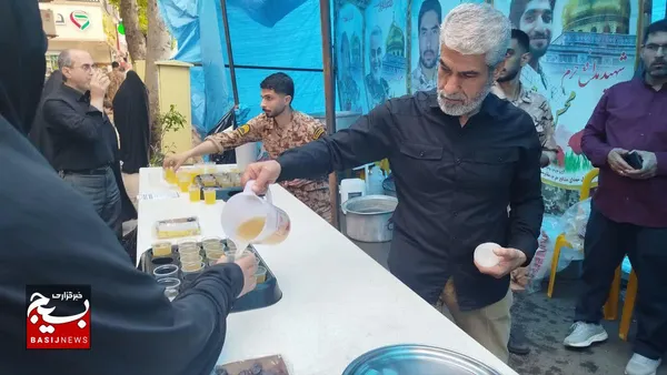 مراسم شهید حق بین