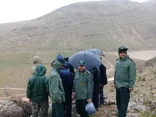 بازدید سردار اکبری از وضعیت سد گنج در لردگان