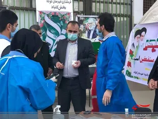 ایستگاه سلامت در گلوگاه + تصاویر