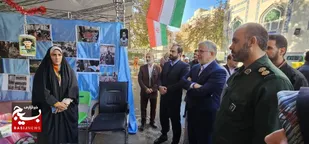 بازدید استاندار البرز از نمایشگاه اُسوه سپاه استان البرز+تصاویر