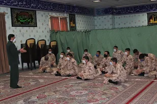 مراسم گرامیداشت روز سرباز در ناحیه مالک اشتر