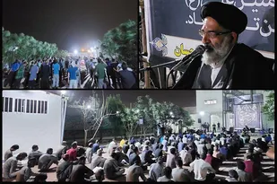 احیای شب ۱۹ ماه رمضان در کمپ&zwnj; ترک اعتیاد با حضور امام جمعه موقت ورامین