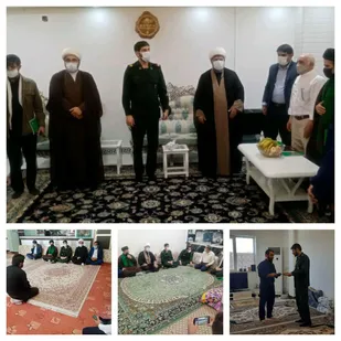 دیدار از خانواده معظم شهدا و جانبازان به مناسبت هفته دفاع مقدس در لالی