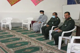 دیدار فرمانده سپاه استان سمنان با پایوران سپاه آرادان