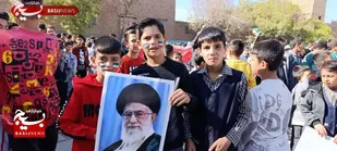 خروش استکبارستیزی مردم نصرآباد در راهپیمایی یوم&zwnj;الله ۱۳ آبان+فیلم و تصاویر