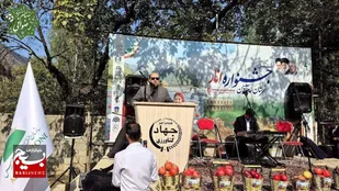 برگزاری ششمین جشنواره انار بخش منجوان شهرستان خداآفرین