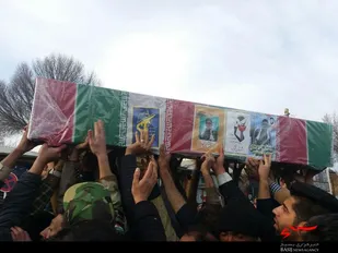 استقبال و تشیع پرشور آحادمردم هفشجان ازشهید منصور عباسی