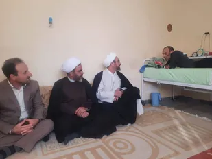 سرکشی امام جمعه ایلام با تعدادی از جانبازان قطع نخاع استان