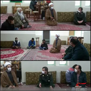 بازدید و سرکشی فرمانده سپاه مانه و سملقان از پایگاه بسیج بهکده رضوی