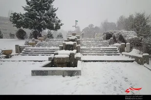 همدان سفیدپوش شد