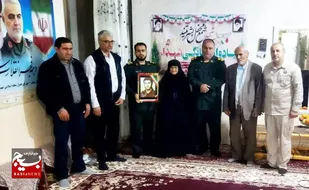 سرکشی از خانوده شهید قاسمی در روستای گورک کلبندی
