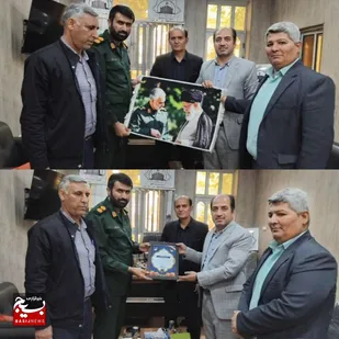 با اهدای لوح از سوی فرمانده ناحیه مقاومت بسیج از شهردار هفتکل تقدیر شد