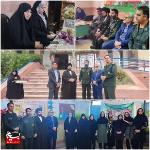تجلیل جانشین فرمانده سپاه پیشوا از معلمان مدارس