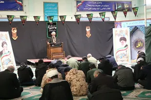 مراسم عزاداری شهادت حضرت زهرا(س) در سپاه ناحیه شاهین شهر و میمه