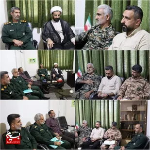 نشست هم اندیشی در دفتر امام جمعه بخش سلمانشهر