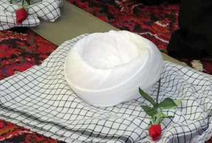 نام کاشمر در مراسم ایین عمامه گذاری ۳۶۲ طلبه حوزه&zwnj;های علمیه خراسان