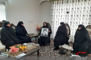سرکشی مسئول بسیج جامعه زنان بهار از 5 خانواده شهید