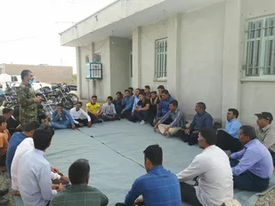 فراخوان پایگاهی بسیجیان حوزه بسیج محلات مالک اشتر بیارجمند+ تصاویر
