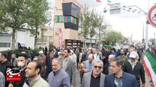 حضور پور شور مردم دیار مینودری در راهپیمایی بزرگ روز قدس&nbsp;