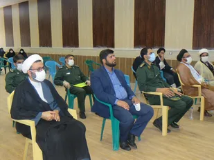 تکریم و معارفه مسئول دفتر نمایندگی ولی فقیه در سپاه  شهرستان جیرفت