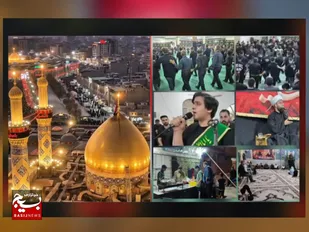 سوگواری مردم هندیجان در ماه محرم به یاد شهدای کربلا و شهدای مدافع وطن