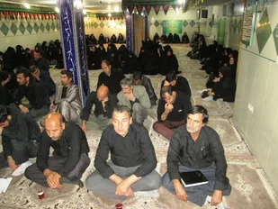 برگزاری مراسم عزاداری حسینی به همت بسیج فرهنگیان ناحیه یک همدان