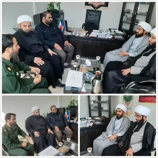 دیدار رئیس اداره تبلیغات اسلامی پیشوا با جانشین فرماندهی سپاه