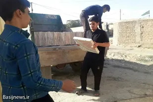 مرمت خانه عالم توسط گروه جهادی شهید ظفری نهاوند