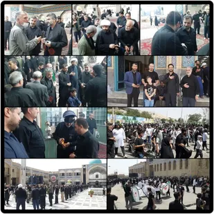 اقامه نمازجمعه عاشورایی و عزاداری ظهر عاشورا در پیشوا
