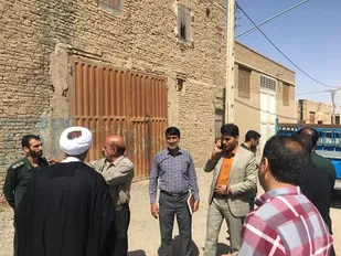 بازدید میدانی از محله امام رضا توسط حوزه مقاومت بسیج فتح