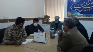 جلسه قرارگاه رزم و صاحب الزمان در آرادان برگزار شد