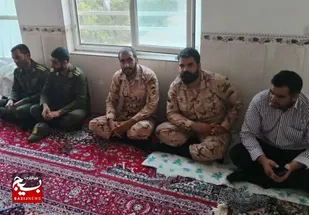 دیدار سربازان سپاه و فراجا کوهبنان با خانواده شهید والامقام حسن اسماعیلی