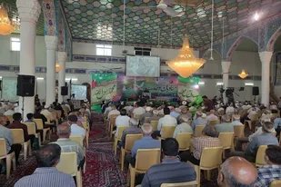 مراسم بزرگداشت منادیان وحدت در لارستان برگزار شد