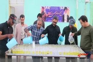 برپایی ایستگاه صلواتی به مناسبت 5 اذر در چابهار