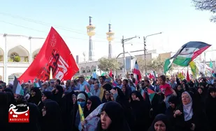راهپیمایی سراسری بشارت نصر در مشهد