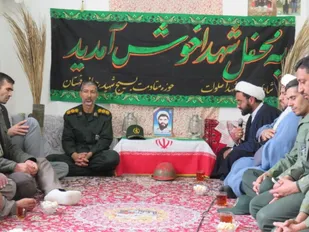 برگزاری یادواره شهید سالخورده مقدم در منزل خانواده شهید