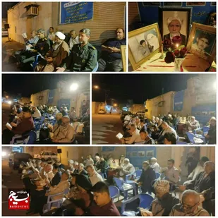 برگزاری یادواره خانگی شهدا در شوش