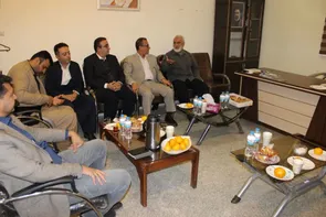 دیدار مسئولان ادارات روانسر با فرمانده جدید ناحیه مقاومت بسیج سپاه روانسر