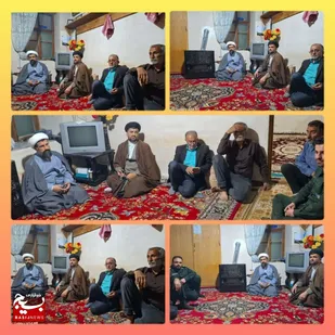 جلسه محله مهدوی در روستای محروم دهی در هزارجریب گلوگاه