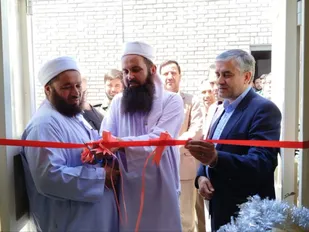 افتتاح آمورشگاه ۲ کلاسه در روستای حسین آباد کاریون سنگان خواف