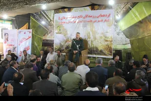 تجدید میثاق رزمندگان چهارمحال و بختیاری با شهدای گمنام
