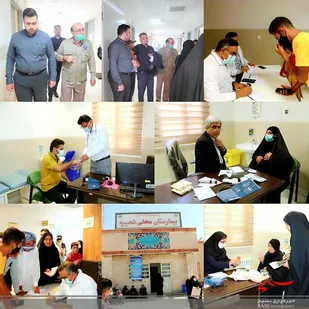 ویزیت رایگان بیماران نیازمند در شعیبیه شوشتر