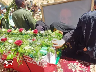 پیکر شهید &laquo;هادی میرآبادی&raquo;  در شهرستان نیشابور تشییع و تدفین شد