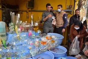 بازار شب عید در همدان