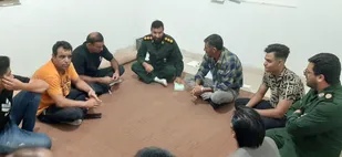 بازدید فرمانده ناحیه مقاومت بسیج ابرکوه از پایگاه مقاومت بسیج شهید نواب صفوی روستای فراغه
