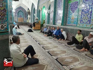 مراسم چهلمین روز شهید جمهور در گتوند+گزارش تصویری